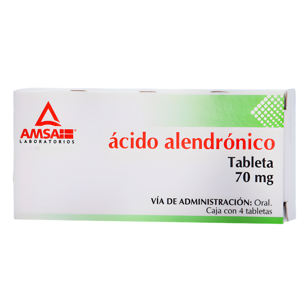 ACIDO ALENDRONICO 70 MG C/4 TAB LAB AMSA