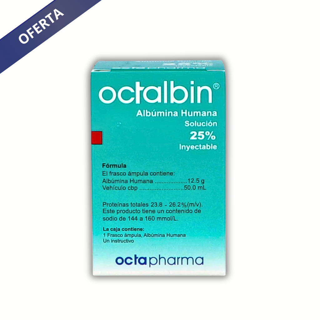 ALBUMINA HUMANA 25% SOL INY 12.5G/50ML