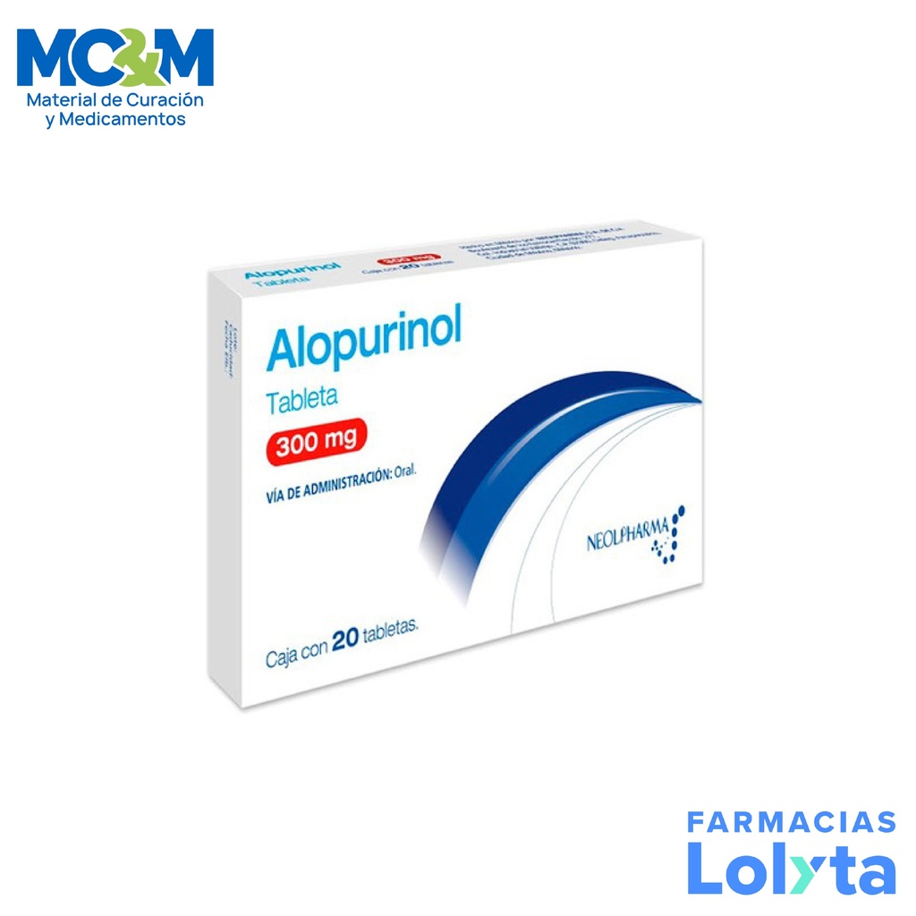 ALOPURINOL 300 MG C/20 TAB LAB NEOLPHARMA