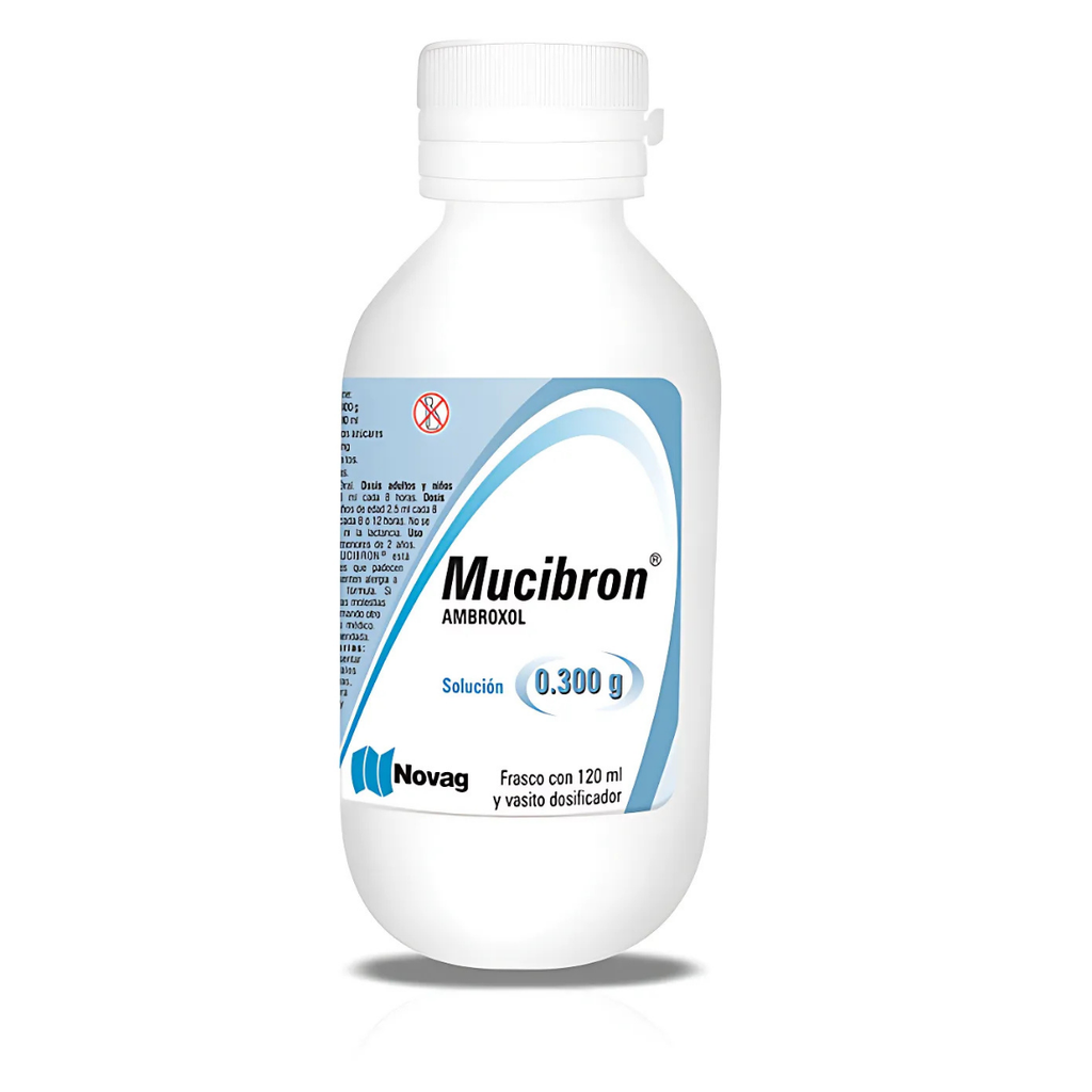AMBROXOL 300 MG/100 ML SOL C/120 ML MUCIBRON LAB NOVAG