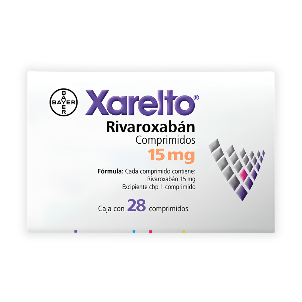 XARELTO 15 MG C/28 COMPRIMIDO RIVAROXABAN LAB BAYER