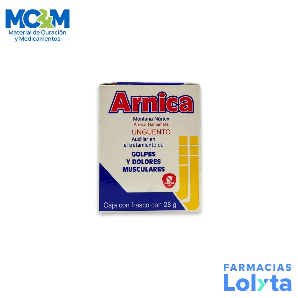 ARNICA POMADA C/28 G NARTEX