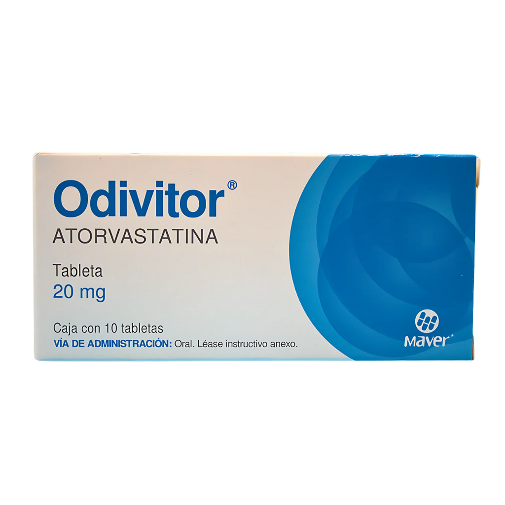 ATORVASTATINA 20 MG C/10 TAB ODIVITOR LAB MAVER