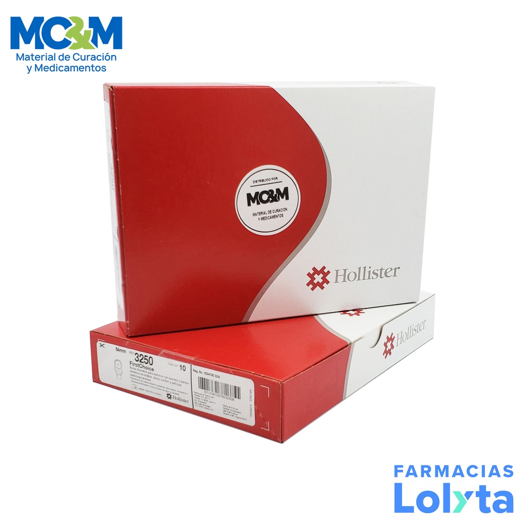 BOLSA COLOSTOMIA C/10 REF 3250 HOLLISTER