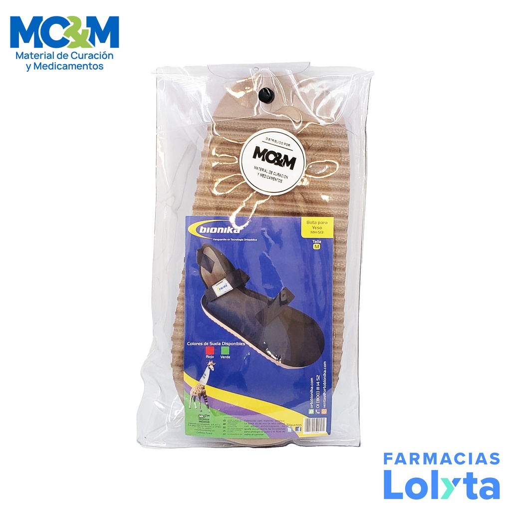 BOTA PARA YESO MEDIANA MH-513 BIONIKA