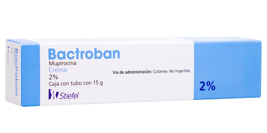 BACTROBAN CREMA 2% TUBO C/15 G MUPIROCINA LAB GSK