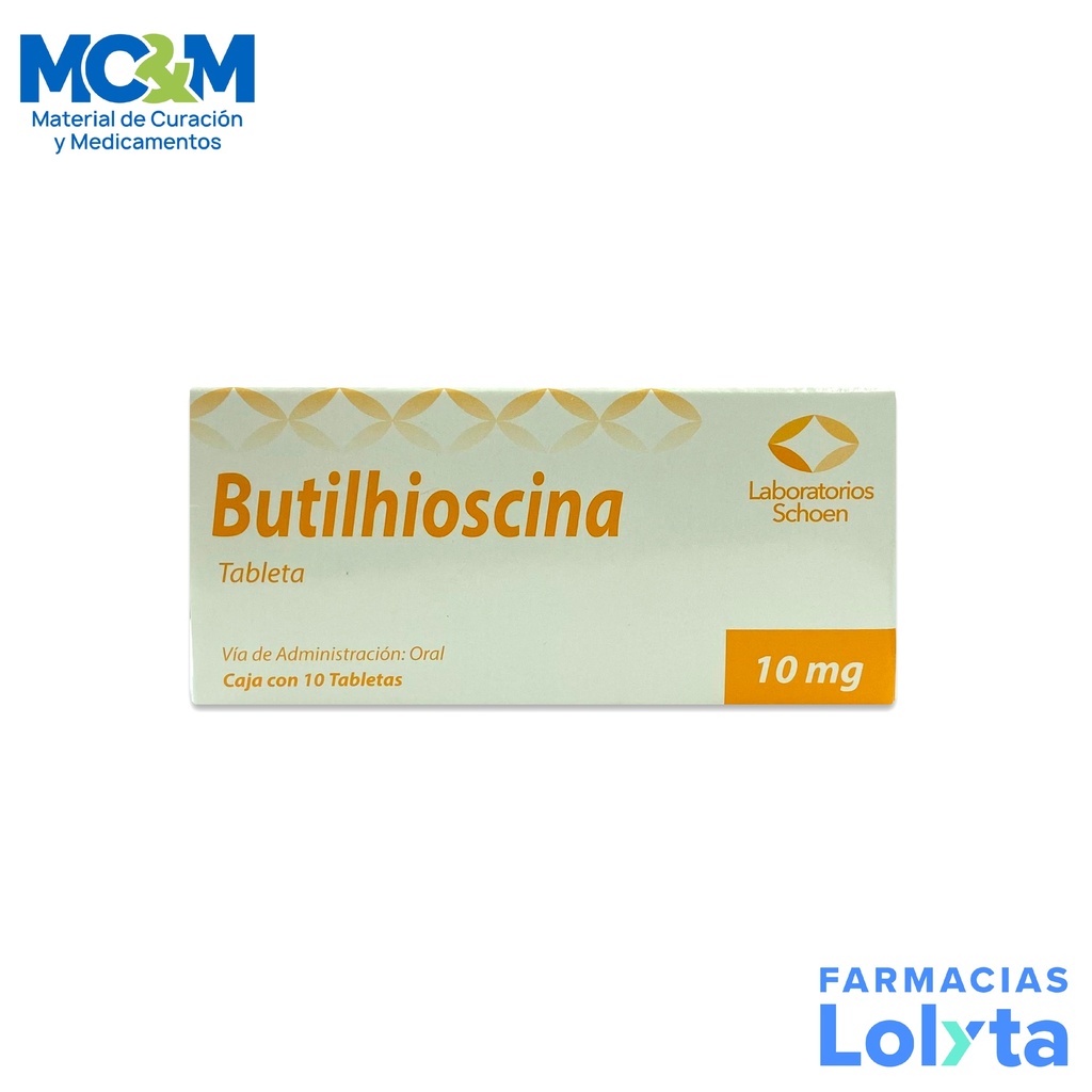 BUTILHIOSCINA 10 MG C/10 TAB LAB SCHOEN
