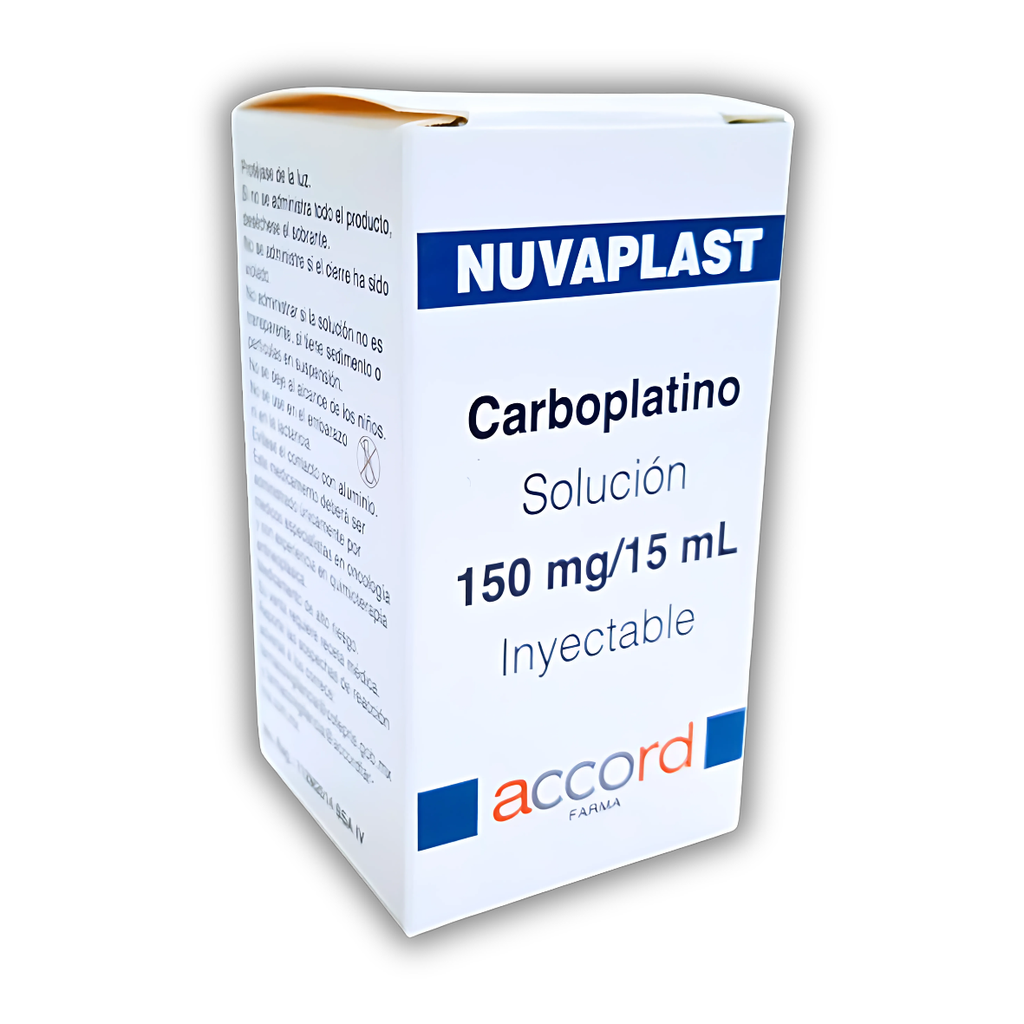 CARBOPLATINO SOL INY 150 MG/15 ML NUVAPLAST LAB ACCORD
