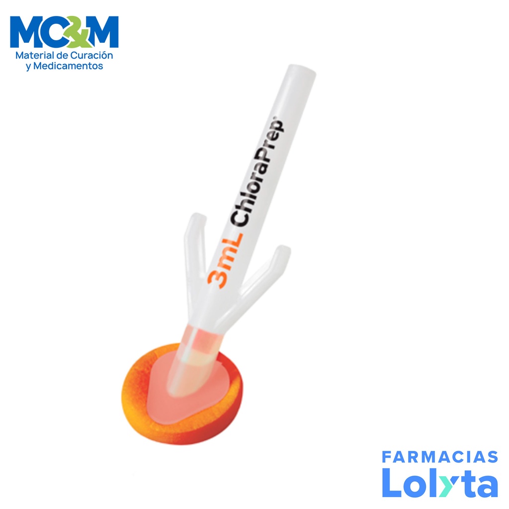 CHLORAPREP APLICADOR 3 ML C/TINTE REF 934531 BD