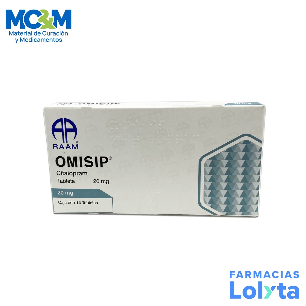CITALOPRAM 20 MG C/14 TAB OMISIP LAB RAAM