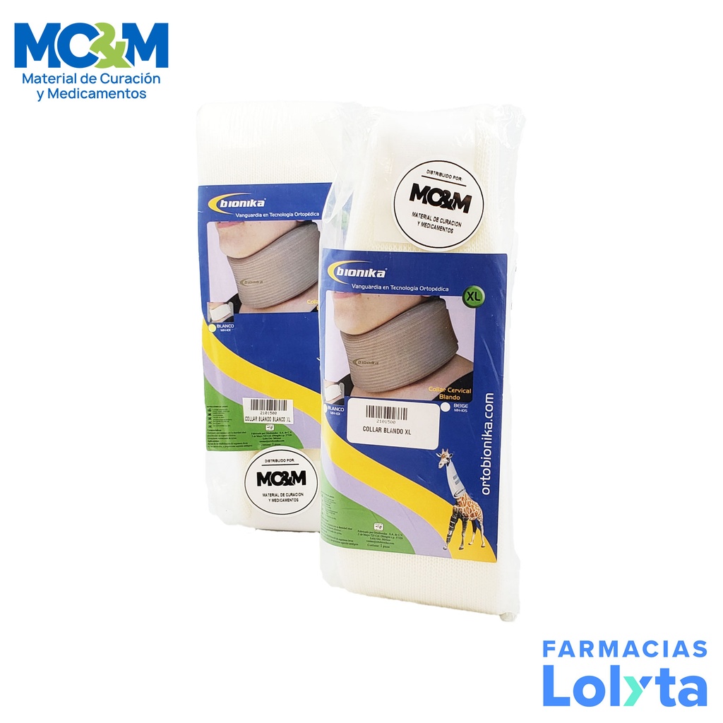 COLLARIN BLANDO EXTRA GRANDE MH-101 BIONIKA