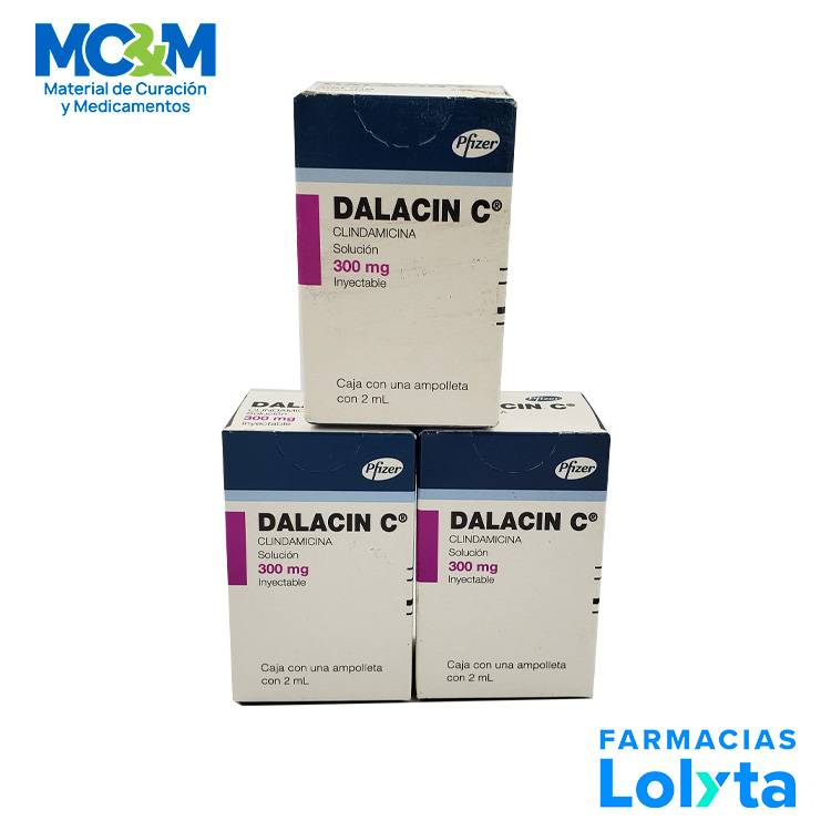 DALACIN C SOL INY 300MG/2ML CLINDAMICINA LAB PFIZER