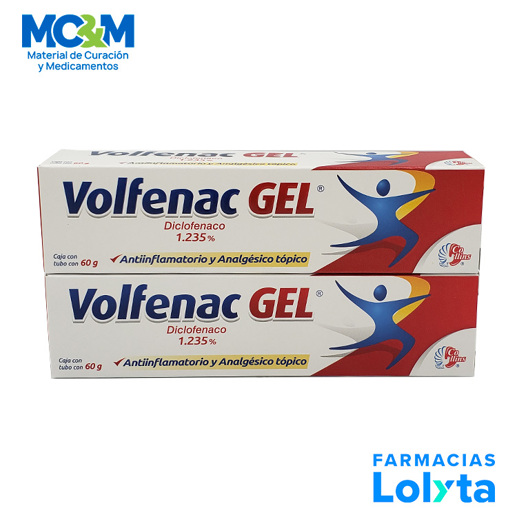 DICLOFENACO GEL 1.235% C/60 G VOLFENAC LAB COLLINS