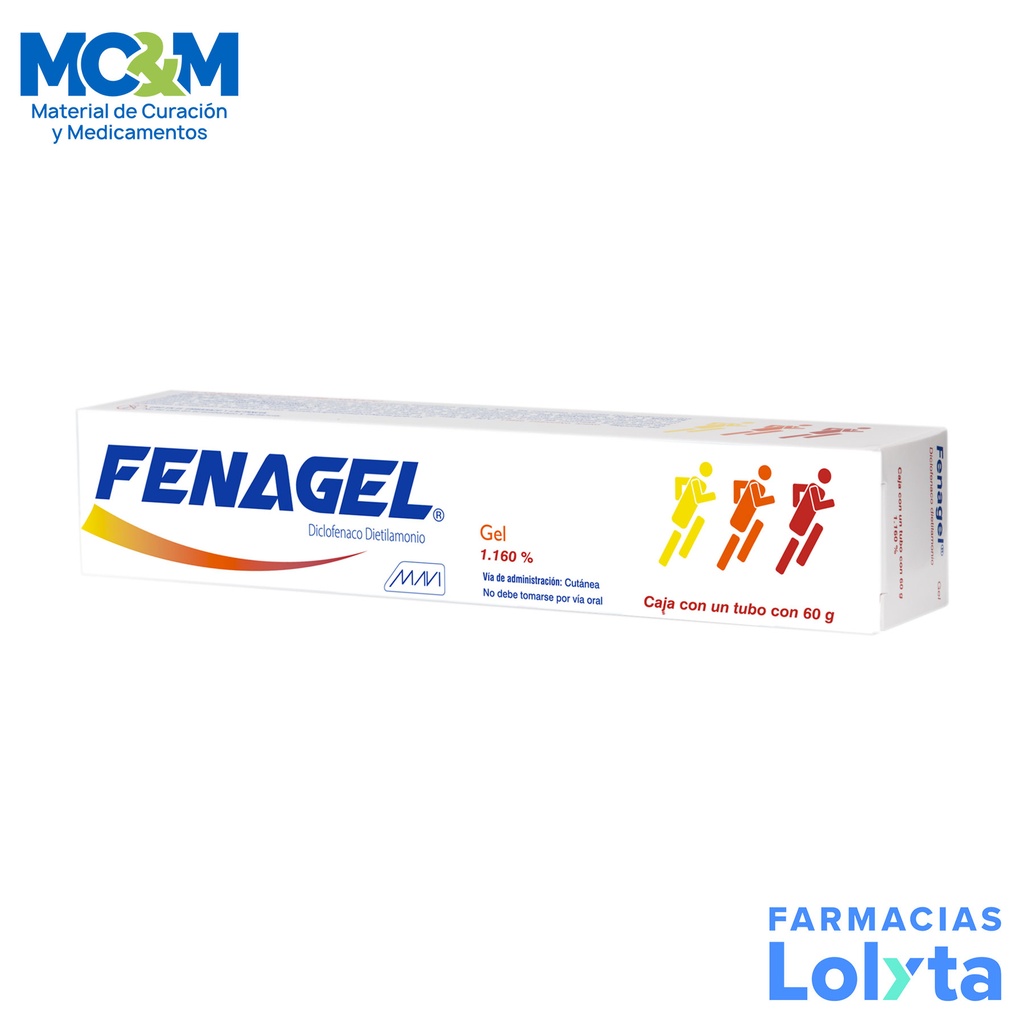 DICLOFENACO GEL 1.160% C/60 G FENAGEL LAB MAVI