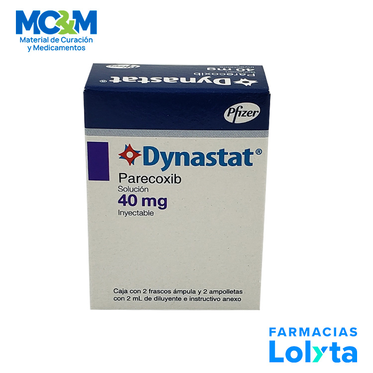 DYNASTAT SOL INY 40 MG C/2 AMP PARECOXIB LAB PFIZER