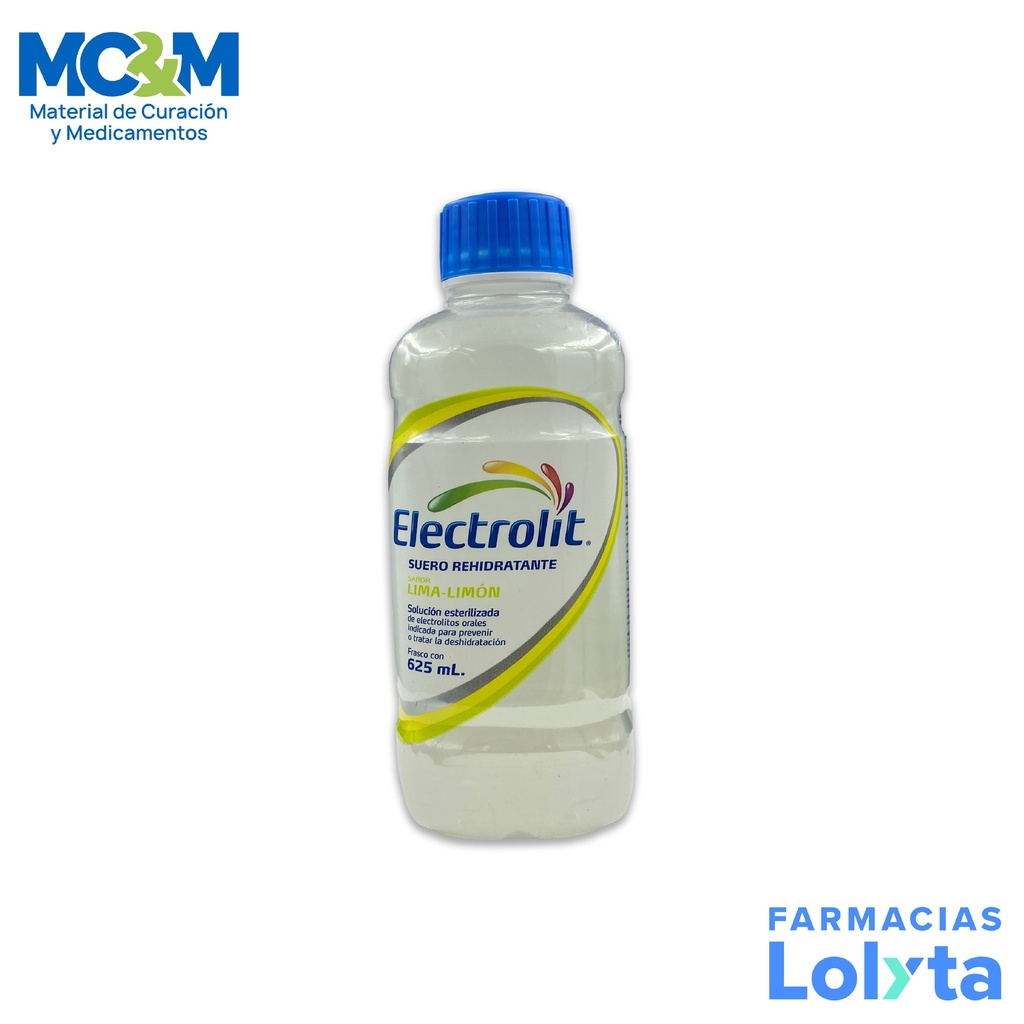 ELECTROLIT SUERO ORAL LIMA LIMON 625 ML PISA