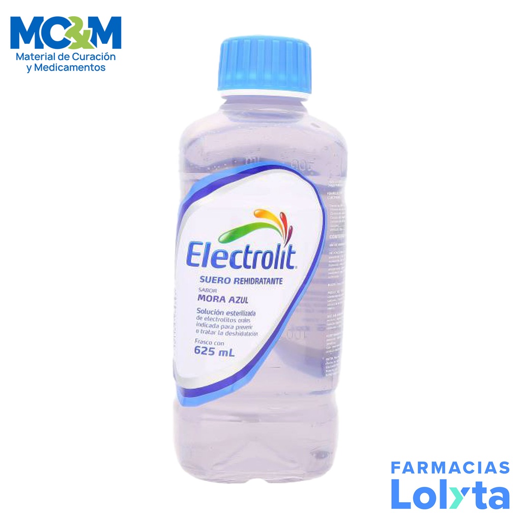 ELECTROLIT SUERO ORAL MORA AZUL 625 ML PISA