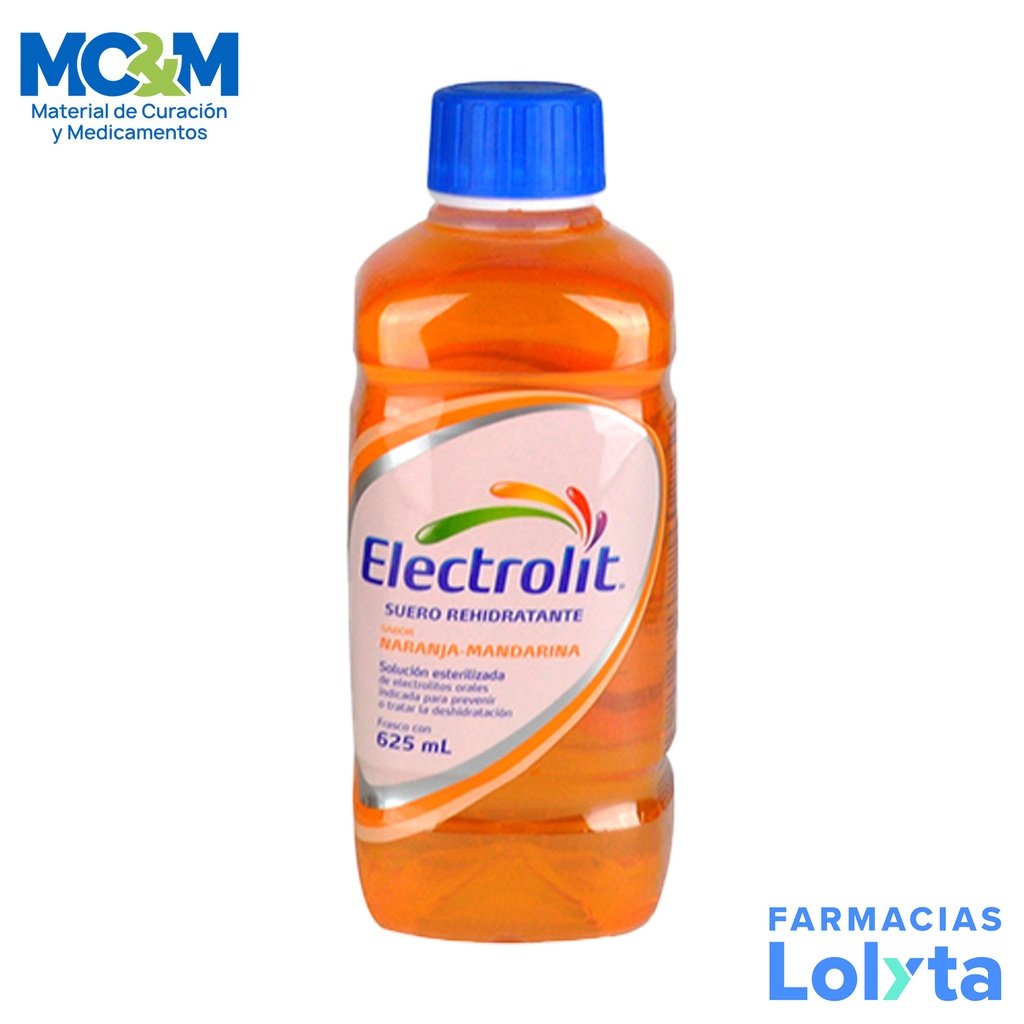 ELECTROLIT SUERO ORAL NARANJA-MANDARINA 625 ML LAB PISA