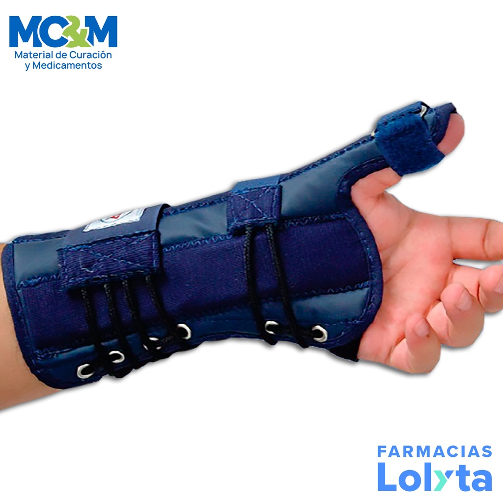 FERULA PARA MUÑECA SINDROME DE QUERVAINS DERECHA GRANDE MH-229 BIONIKA