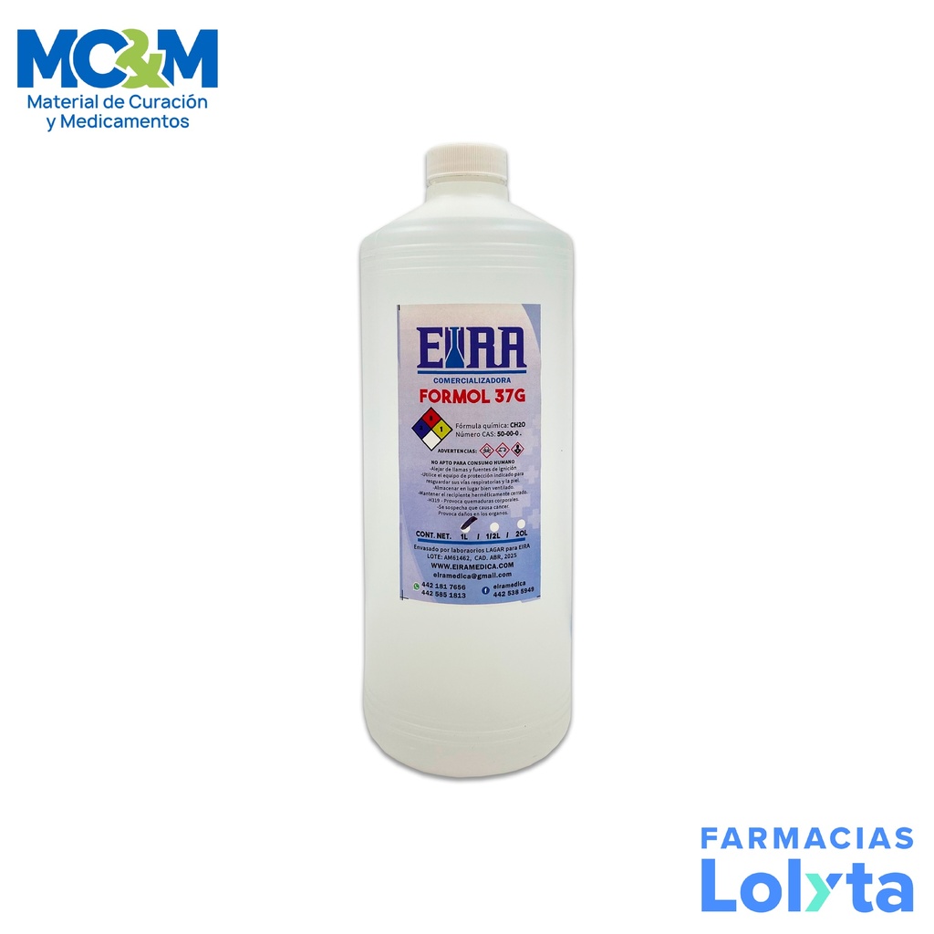 FORMOL 37% 1 L EIRA