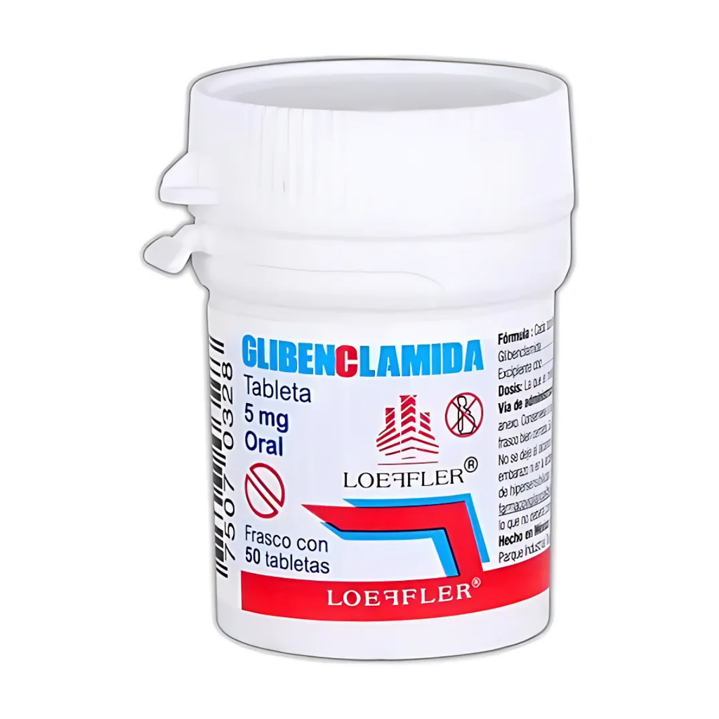GLIBENCLAMIDA 5 MG C/50 TAB LAB LOEFFLER
