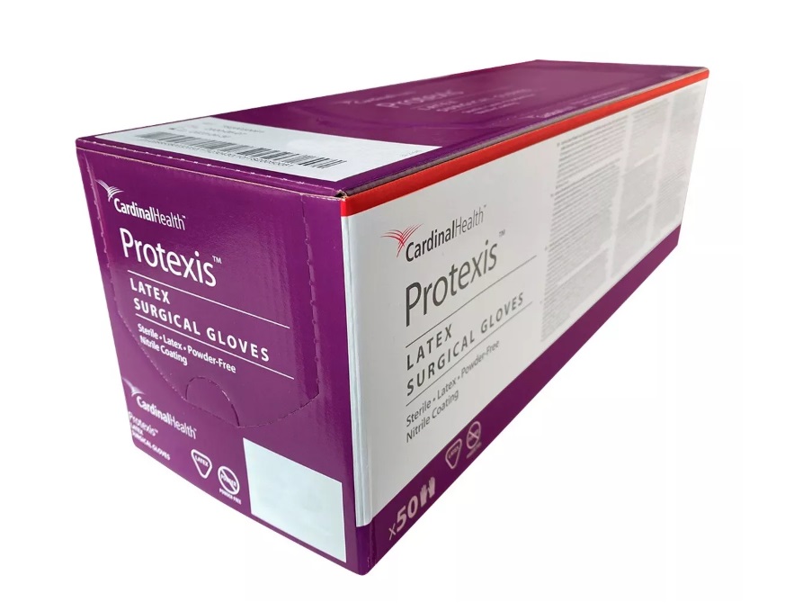 GUANTE CIRUJANO 8 PROTEXIS LATEX C/50 PARES (TRIFLEX) CARDINALHEALTH REF 2D72NS80X DEGASA 1320340