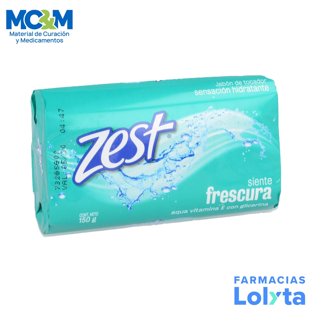JABON ZEST JABON AQUA C/150 G
