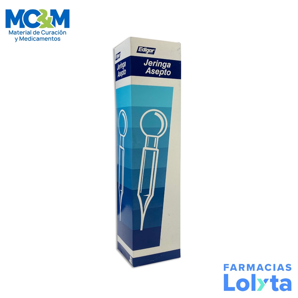 JERINGA ASEPTO DE IRRIGACION 90 ML EDIGAR