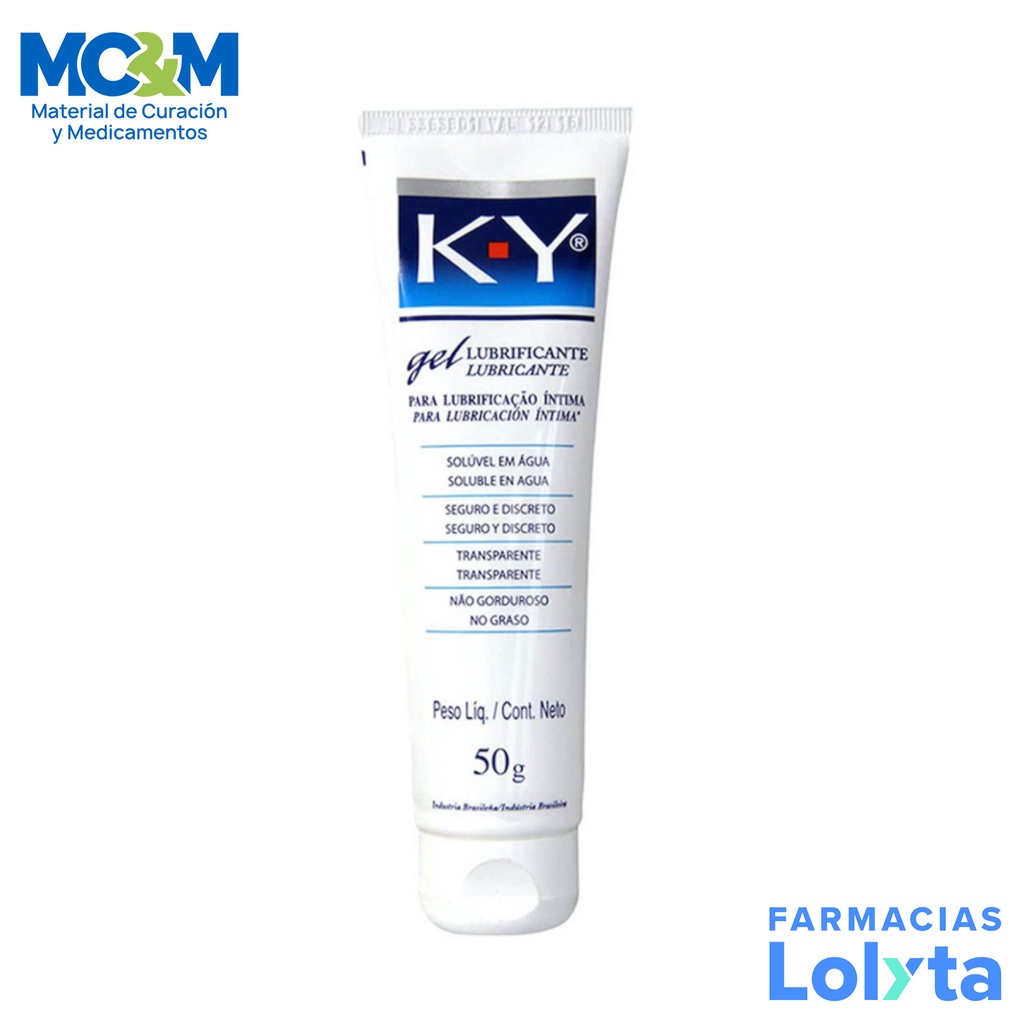 K-Y GEL LUBRICANTE INTIMO C/50 G LAB RB HEALTH