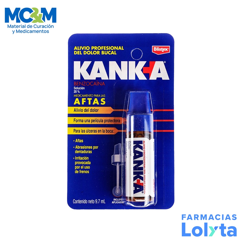 KANKA SOL 20% C/9.7 ML BENZOCAINA LAB SANFER