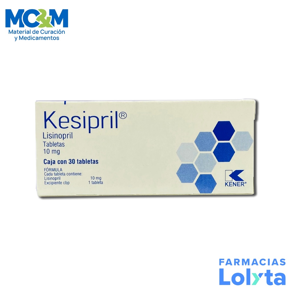 LISINOPRIL 10 MG C/30 TAB KESIPRIL LAB KENER