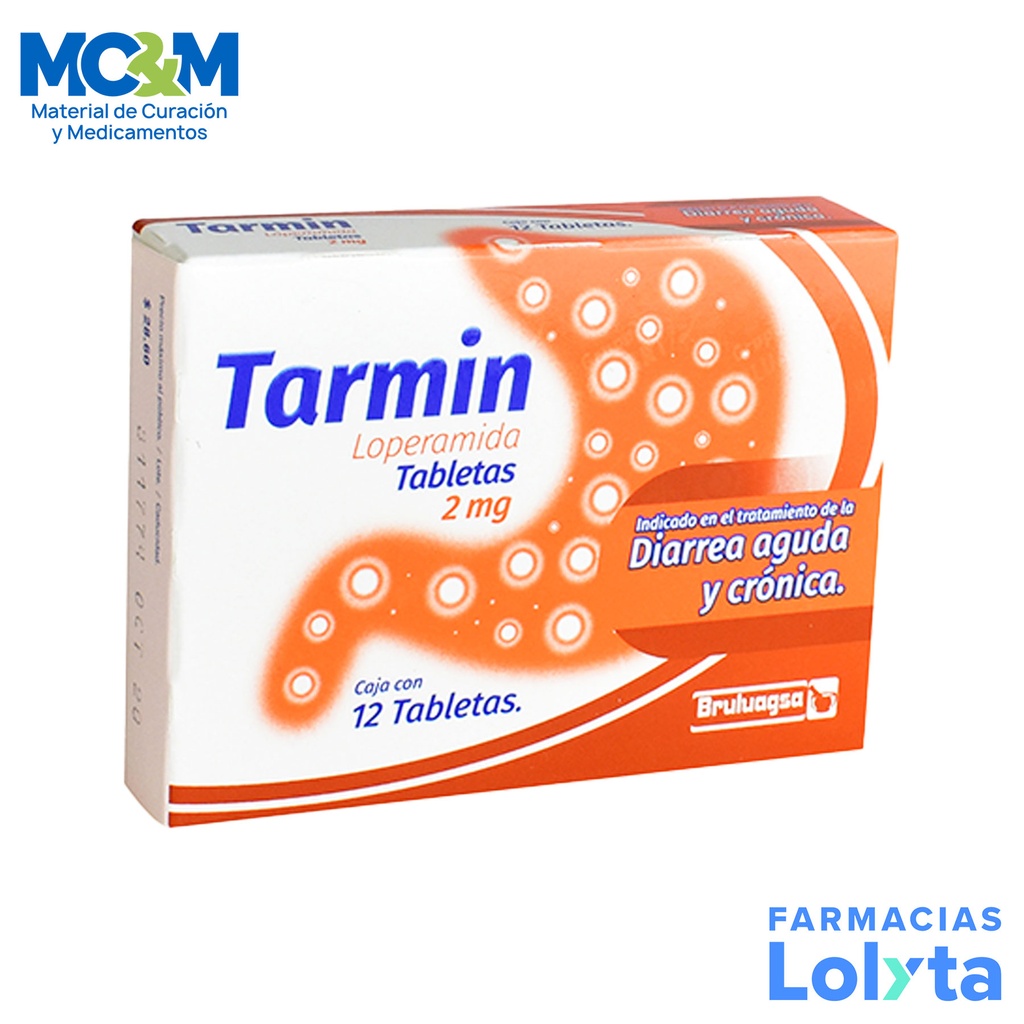 [2120] LOPERAMIDA 2 MG C/12 TAB TARMIN LAB BRULUAGSA