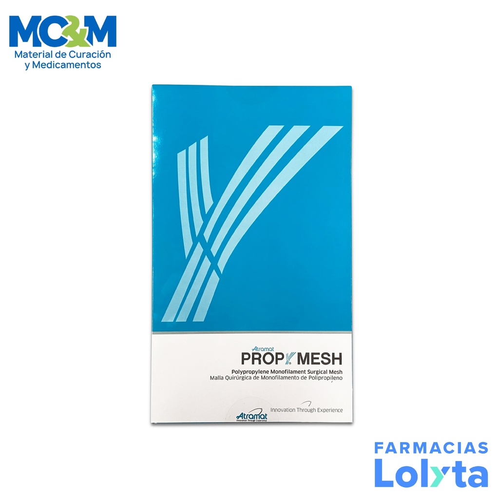 MALLA QUIRURGICA POLIPROPILENO 30X30 CM ATRAMAT