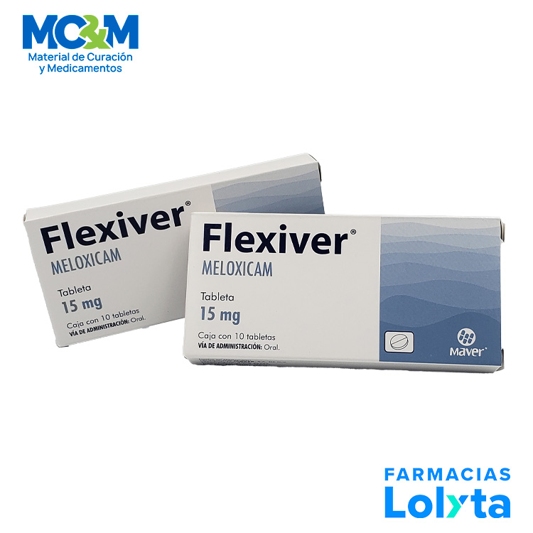 MELOXICAM 15 MG C/10 TAB FLEXIVER LAB MAVER