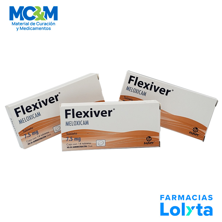 MELOXICAM 7.5 MG C/14 TAB FLEXIVER LAB MAVER
