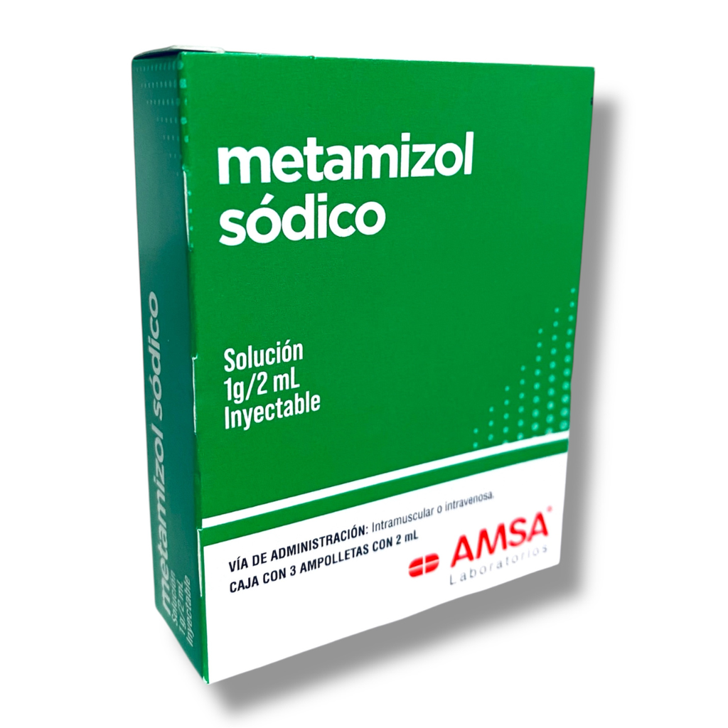 METAMIZOL SODICO SOL INY 1G/2ML C/3 AMP LAB AMSA