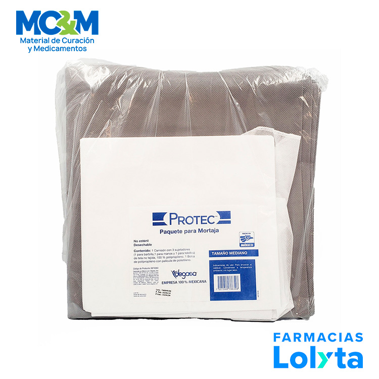 PAQUETE PARA MORTAJA IMPERMEABLE MEDIANA PROTEC DEGASA 870060