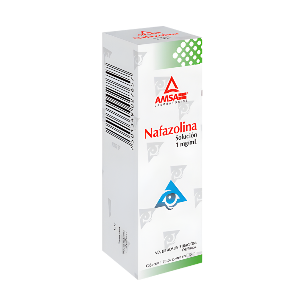 NAFAZOLINA SOL OFTALMICA 1 MG/ML FCO GOTERO C/15 ML LAB AMSA