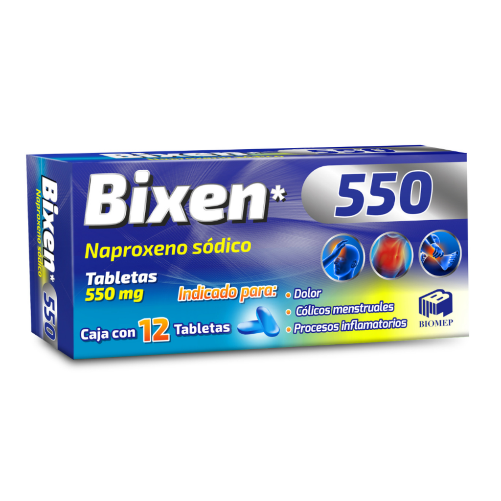 NAPROXENO SODICO 550 MG C/12 TAB BIXEN LAB BIOMEP