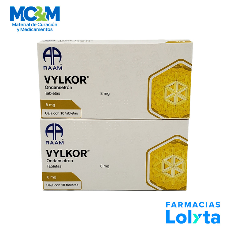 ONDANSETRON 8 MG C/10 TAB VYLKOR LAB RAAM