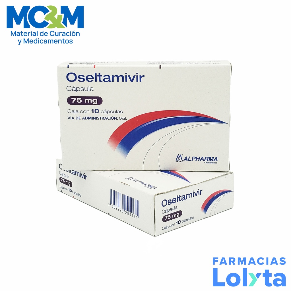 OSELTAMIVIR 75MG C/10 CAP LAB ALPHARMA