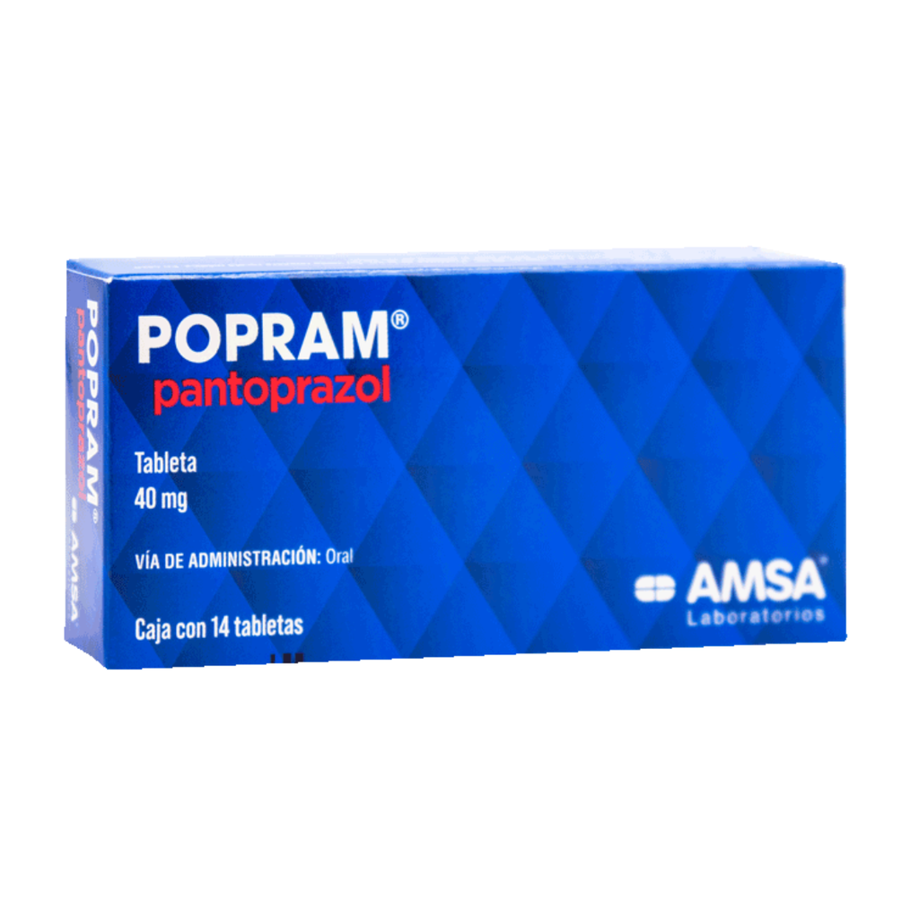 PANTOPRAZOL 40 MG C/14 TAB POPRAM LAB AMSA