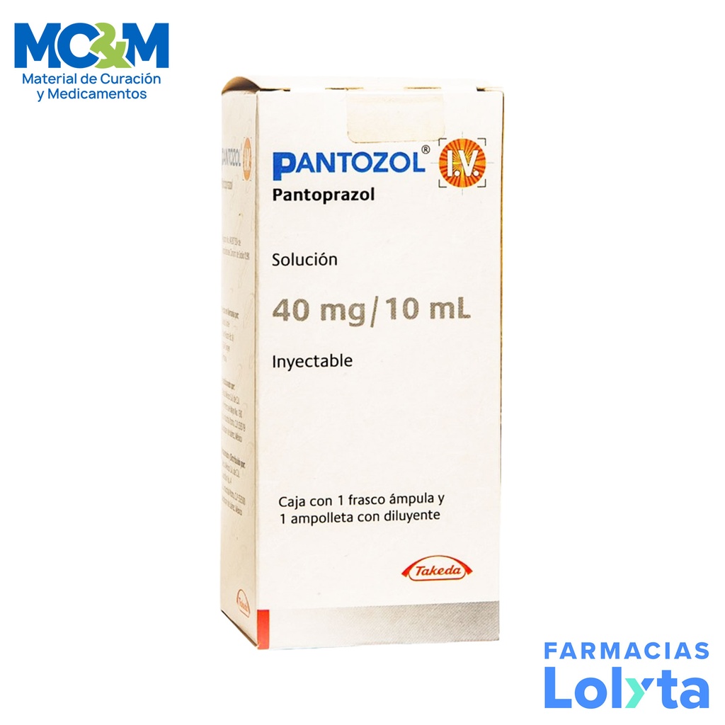 PANTOZOL IV SOL INY 40 MG/10 ML PANTOPRAZOL LAB TAKEDA