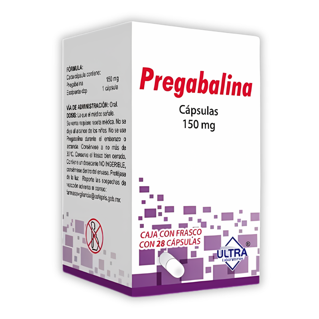 PREGABALINA 150 MG C/28 CAPSULAS LAB ULTRA