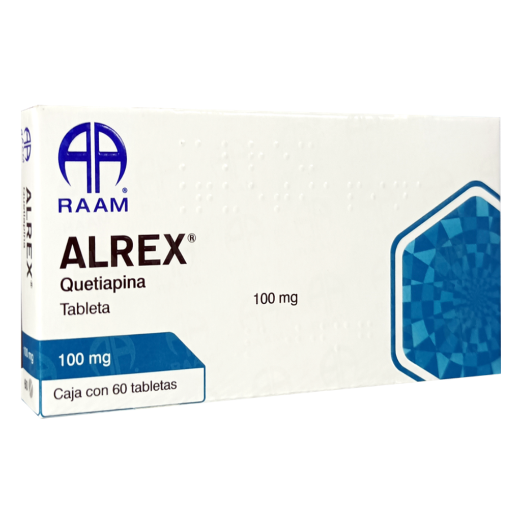 QUETIAPINA 100 MG C/60 TAB ALREX LAB RAAM