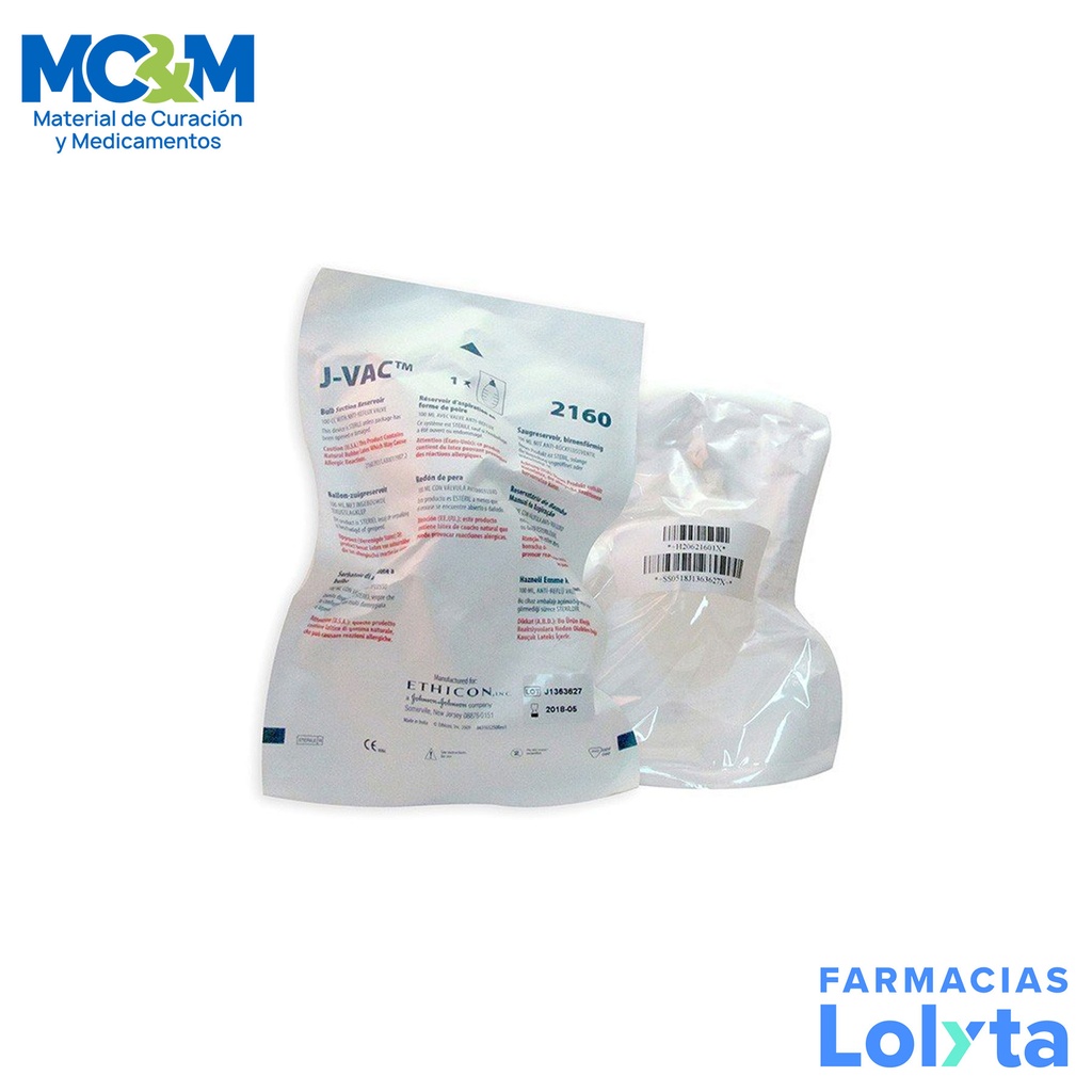 RESERVORIO J-VAC 100 ML REF 2160 JOHNSON