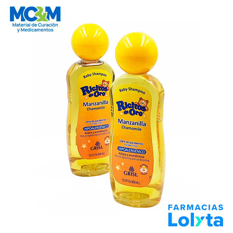 SHAMPOO RICITOS DE ORO MANZANILLA 400 ML LAB GRISI