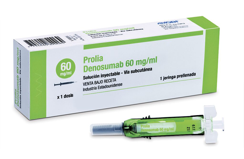 PROLIA SOL INY 60 MG/ML JERINGA PRELLENADA DENOSUMAB LAB AMGEN (RF)