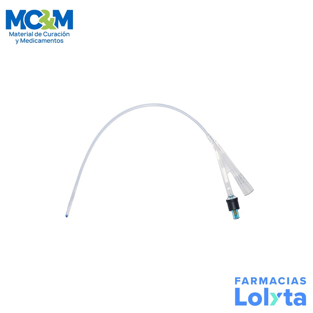 SONDA FOLEY 100% SILICON 18 FR 2 VIAS 5CC SENSIMEDICAL