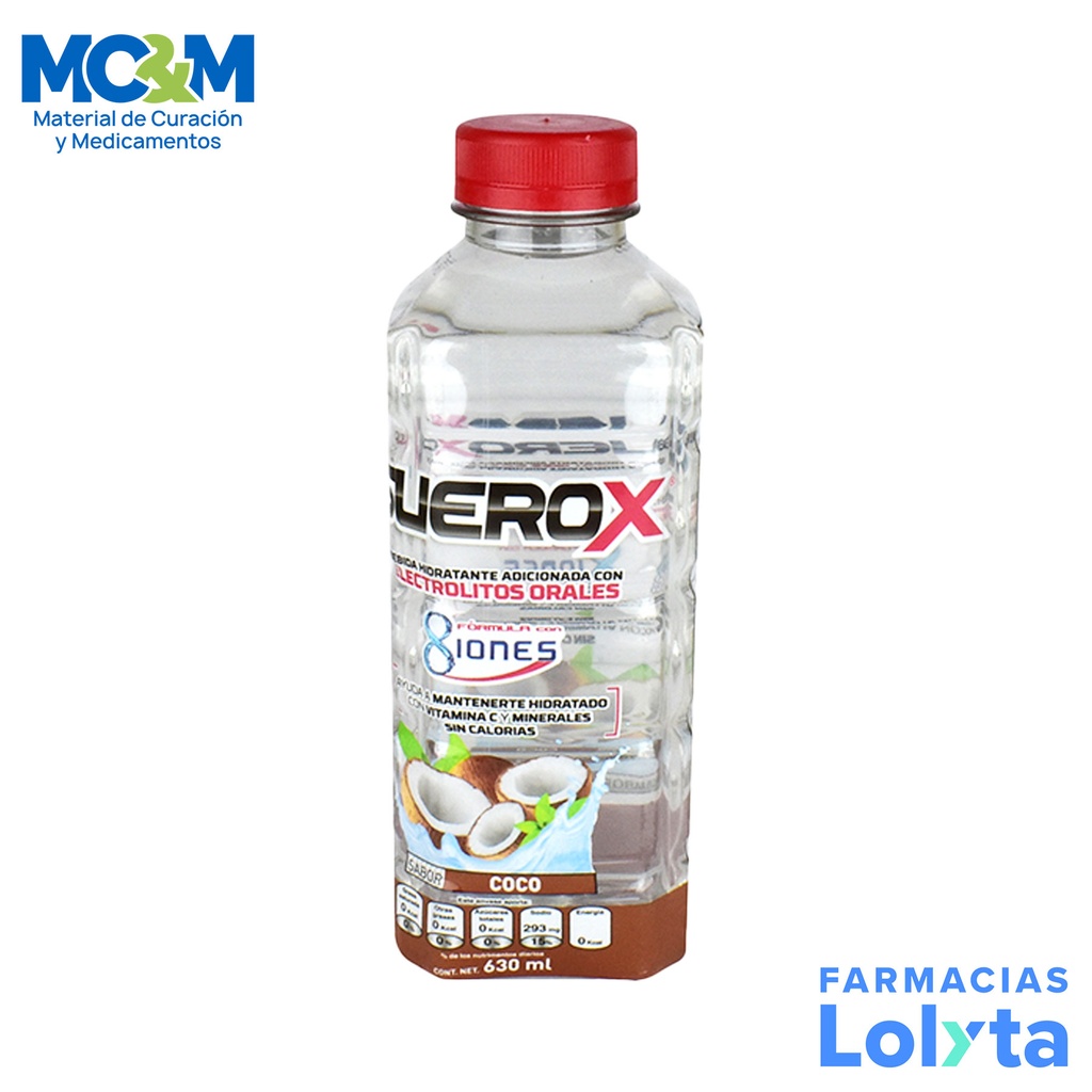 SUEROX 8IONES COCO 630 ML LAB GENOMMA